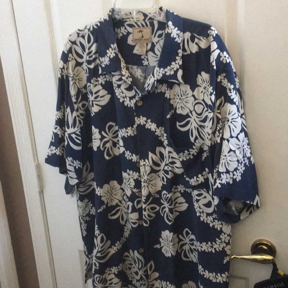 FINAL MARKDOWN Men’s Jamaica jaxx silk shirt xxl